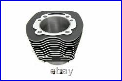 103 Twin Cam Stock Replacement Cylinder Black for Harley Davidson by V-Twin
