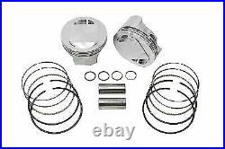 107 Twin Cam Forged Piston Set for Harley Davidson by V-Twin