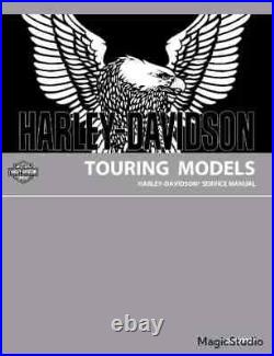 1984-2023 Harley Davidson TOURING Models Service Manual Comb Bound NEW 2023