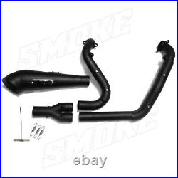 2007-2012 Harley Davidson Dyna Twin cam 96 Custom Exhaust pipes system 2-1 Fit