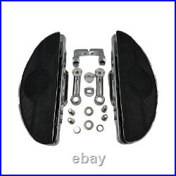 360 Twin Oval Shaker Floorboard Kit Harley Davidson Softail Dyna Wide Glide