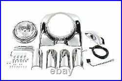 7 Headlamp Cowl Kit Chrome for Harley Davidson by V-Twin