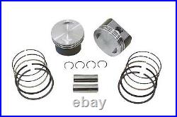 95 Big Bore Twin Cam Piston Kit. 005 Oversize for Harley Davidson by V-Twin