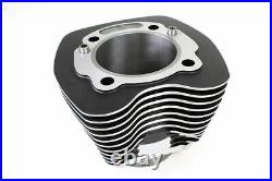 96 Twin Cam Stock Replacement Cylinder Black for Harley Davidson by V-Twin