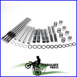 Adjustable Pushrod Cover Kit For 99-17 Harley Twin Cam Engine Model Dyna Softail