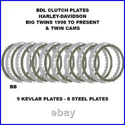 BDL Clutch Plates Harley-Davidson 1998 Present Big Twins & Twin Cams BTX-14