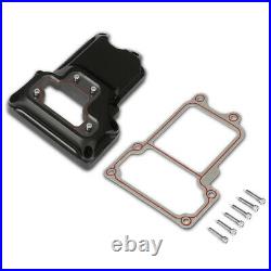 Black Clarity Top Transmission Cover For Harley twin cam Touring Dyna Fatboy