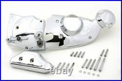 Chrome Cam and Sprocket Cover Kit for Harley Davidson by V-Twin