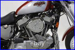 Chrome Wyatt Gatling Air Cleaner Assembly fits Harley Davidson