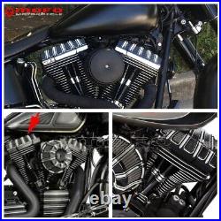 For Harley-Davidson Twin Cam Models Engine Top Rocker Box Covers 1999-2017 Black