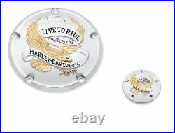 HARLEY NEW OEM twin cam live to ride derby and timing cover dyna softail tour