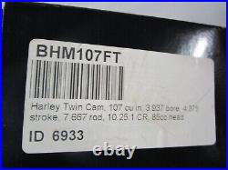 Harley Davidson 107CI Twin Cam CP-Carrillo 10.251 Piston Kit 3.937 BORE