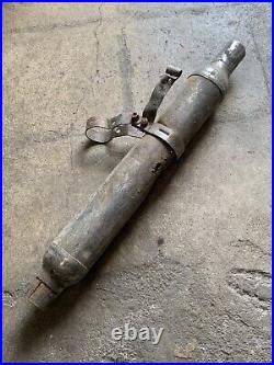 Harley Davidson 1950 + Big Twin Early Panhead Cigar Muffler