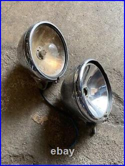 Harley Davidson Guide SH-2 Spot Lamps Big Twin Knucklehead Panhead Springer