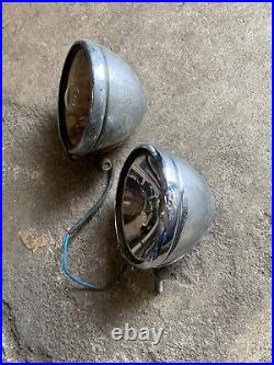 Harley Davidson Guide SH-2 Spot Lamps Big Twin Knucklehead Panhead Springer