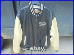 Harley-Davidson Leather Letter Jacket Twin Cities Lakeville, MN 2XL