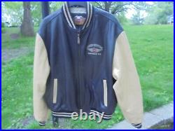 Harley-Davidson Leather Letter Jacket Twin Cities Lakeville, MN 2XL