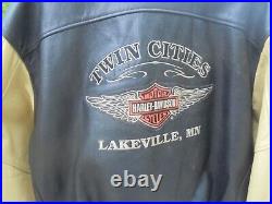 Harley-Davidson Leather Letter Jacket Twin Cities Lakeville, MN 2XL