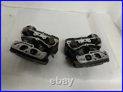 Harley-Davidson TWIN CAM Heads # 16723-99 & # 16725-99 Good USED BLACK