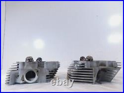 Harley Davidson Touring Dyna & Softail Twin Cam Silver Front Rear Cylinder Heads