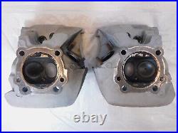 Harley Davidson Touring Dyna & Softail Twin Cam Silver Front Rear Cylinder Heads