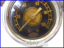 Harley Davidson vintage v-twin oil pressure gauge