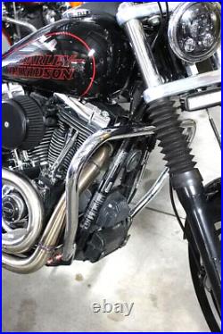 Harley FXR Front Engine Safety Crash Bar FXLR Chrome 1982-1994 V-Twin 51-0887 X5