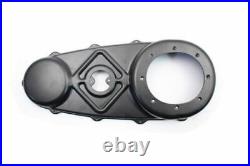 Outer Primary Cover Flat Black for Harley Davidson by V-Twin