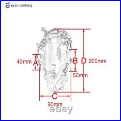 Polished Carburetor For Mikuni HSR42 HSR 42mm Harley Davidson EVO Twin Cam TM42