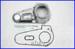 Polished Outer Primary Cover Kit for Harley Davidson by V-Twin