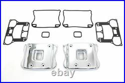 Smooth Rocker Box Cover Set for Harley Davidson by V-Twin