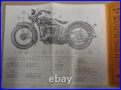 Used Harley Davidson Riders Handbook 74 Twin Model 13861-33