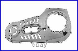 Vented Chrome Outer Primary Cover for Harley Davidson by V-Twin