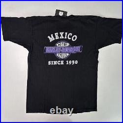 Vintage 1994 Harley Davidson V-Twin Venom Snake made in USA T-Shirt XL Mexico