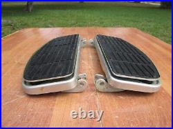 Vintage Harley Davidson Big Twin Shovelhead Footboards Oem Nos